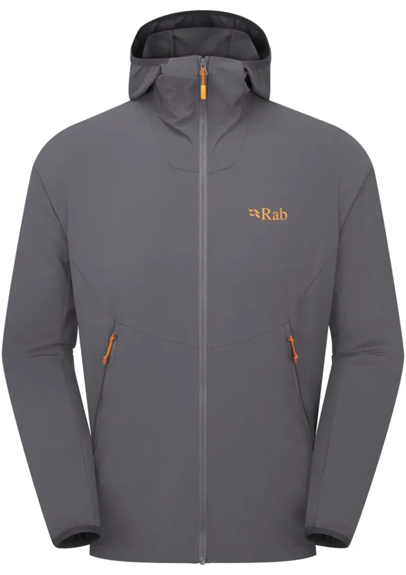 Rab Softshell Jackets-Mens Borealis Hoody - Graphene