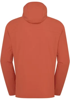 Rab Softshell Jackets-Mens Borealis Hoody - Tuscan Red