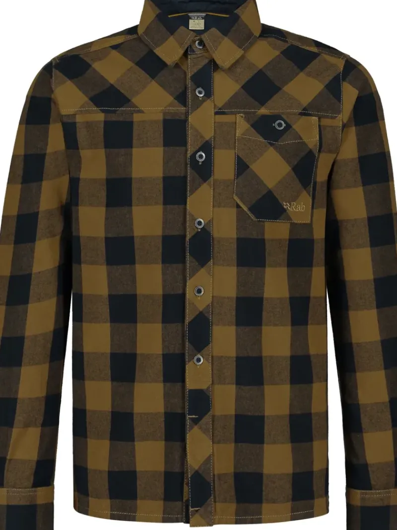Rab Shirts-Mens Boundary Shirt - Caramel Check