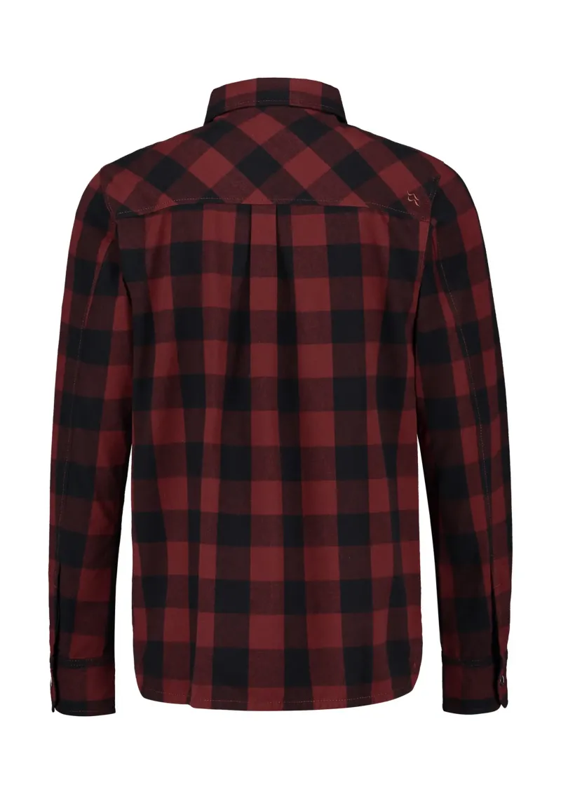 Rab Shirts-Mens Boundary Shirt - Oxblood Red Check