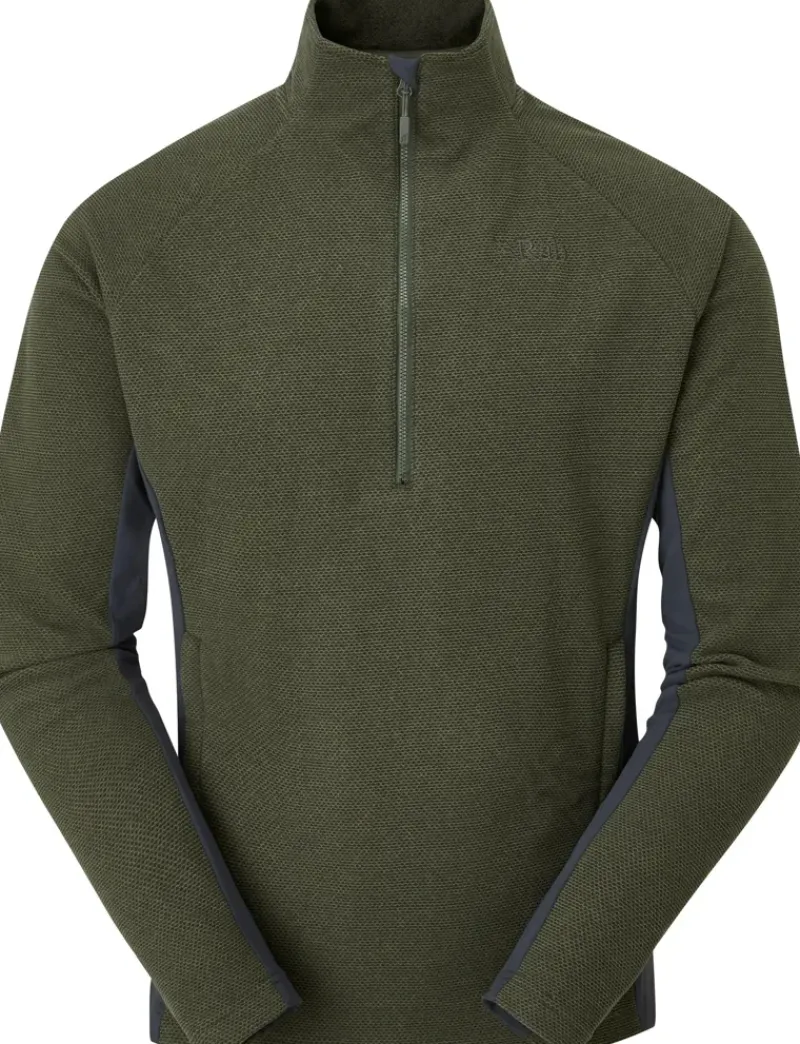 Rab Fleece & Mid Layer-Mens Capacitor Pull-On - Army