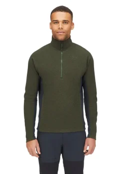 Rab Fleece & Mid Layer-Mens Capacitor Pull-On - Army