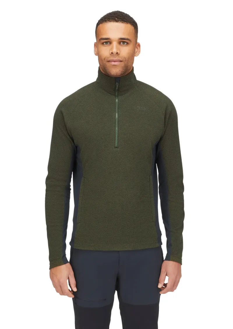 Rab Fleece & Mid Layer-Mens Capacitor Pull-On - Army
