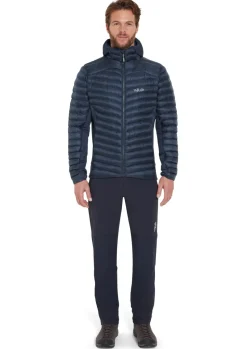 Rab Insulated Jackets-Mens Cirrus Flex Hoody - Tempest Blue