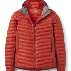 Rab Insulated Jackets-Mens Cirrus Flex Hoody - Tuscan Red