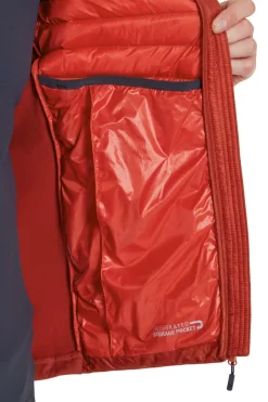Rab Insulated Jackets-Mens Cirrus Flex Hoody - Tuscan Red