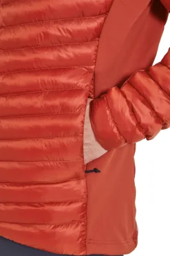 Rab Insulated Jackets-Mens Cirrus Flex Hoody - Tuscan Red