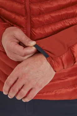 Rab Insulated Jackets-Mens Cirrus Flex Hoody - Tuscan Red