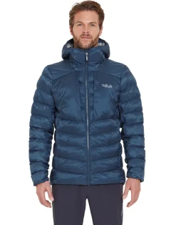 Rab Insulated Jackets-Mens Cirrus Ultra Hoody - Tempest Blue