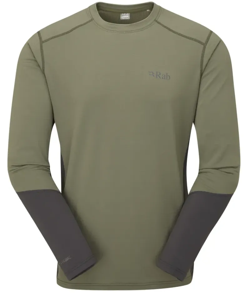 Rab T-Shirts & Baselayers-Mens Conduit Crew - Light Khaki
