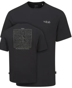 Rab T-Shirts & Baselayers-Mens Crimp Elevation Tee - Beluga