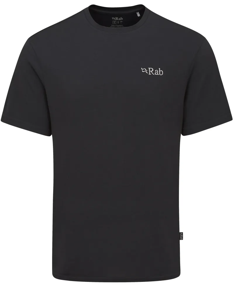 Rab T-Shirts & Baselayers-Mens Crimp Elevation Tee - Beluga