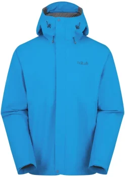 Rab Waterproof Jackets-Mens Downpour Jacket - Maya Blue