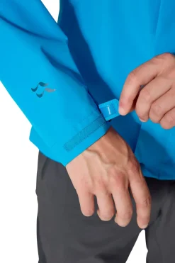 Rab Waterproof Jackets-Mens Downpour Jacket - Maya Blue
