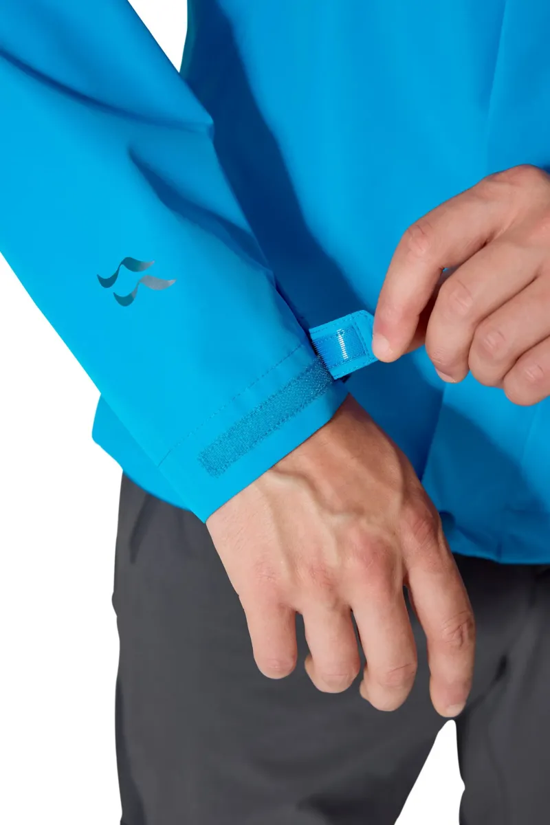 Rab Waterproof Jackets-Mens Downpour Jacket - Maya Blue