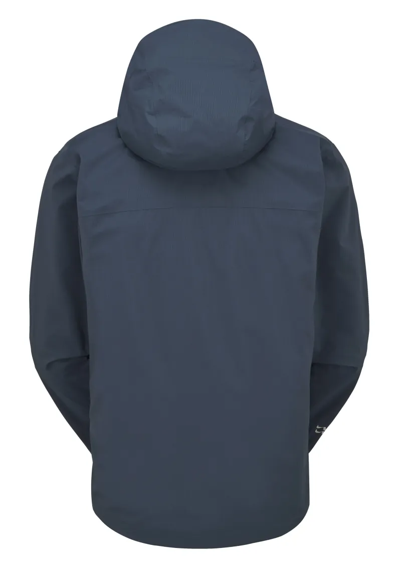 Rab Waterproof Jackets-Mens Downpour Light Jacket - Tempest Blue