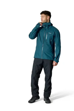 Rab Waterproof Trousers-Mens Downpour Mountain Pants - Black