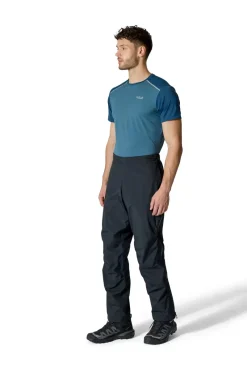 Rab Waterproof Trousers-Mens Downpour Mountain Pants - Black