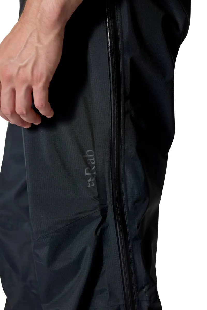 Rab Waterproof Trousers-Mens Downpour Mountain Pants - Black