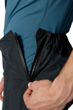 Rab Waterproof Trousers-Mens Downpour Mountain Pants - Black