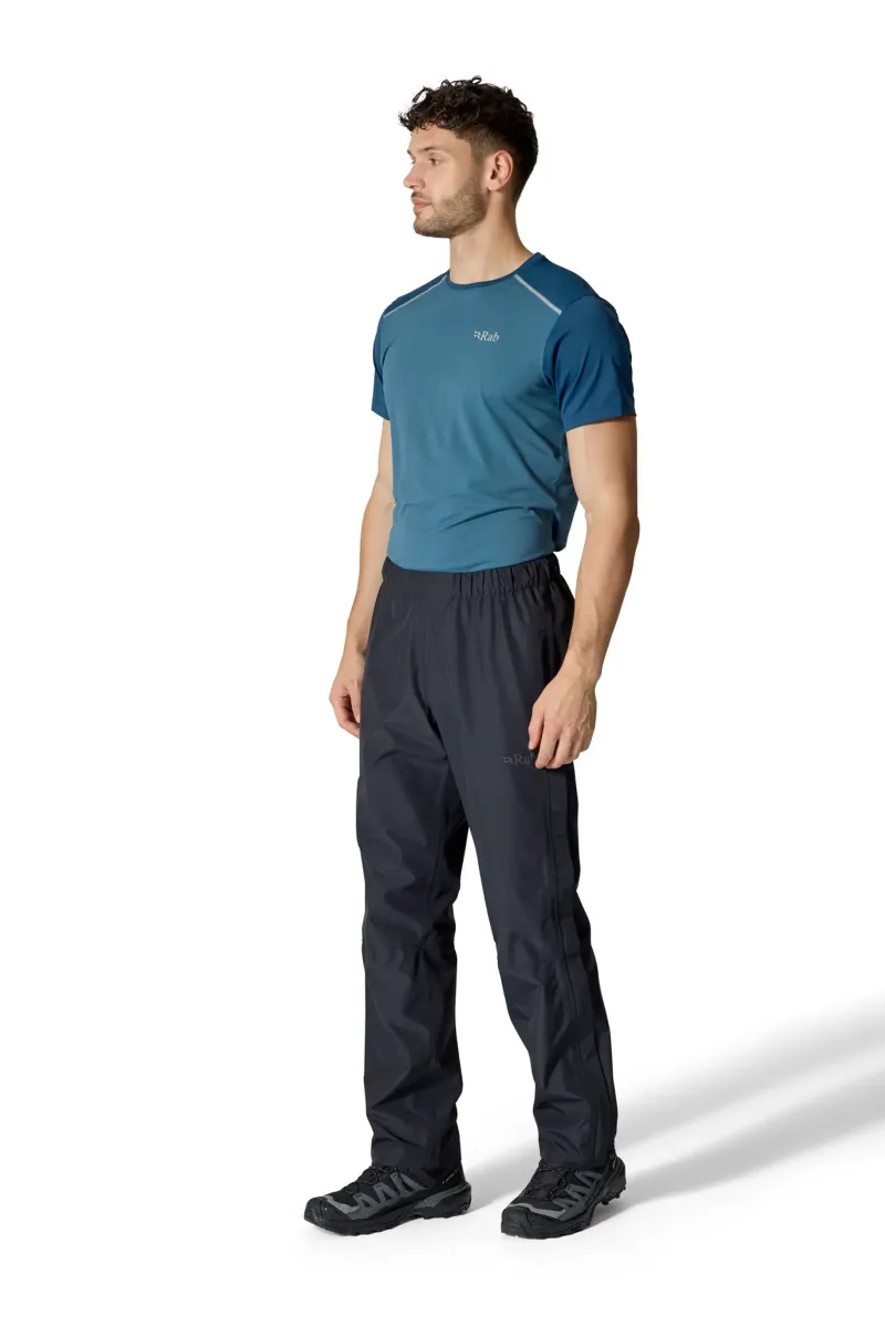 Rab Waterproof Trousers-Mens Downpour Pants - Black