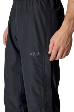 Rab Waterproof Trousers-Mens Downpour Pants - Black