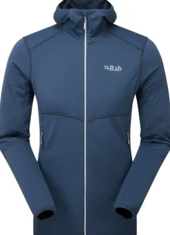 Rab Fleece & Mid Layer-Mens Evolute Hoody - Tempest Blue