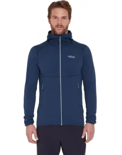 Rab Fleece & Mid Layer-Mens Evolute Hoody - Tempest Blue