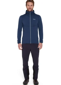 Rab Fleece & Mid Layer-Mens Evolute Hoody - Tempest Blue