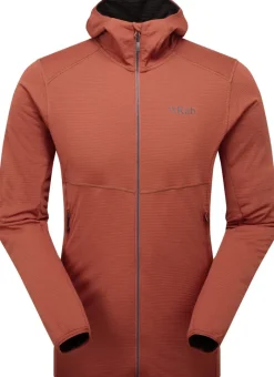 Rab Fleece & Mid Layer-Mens Evolute Hoody - Tuscan Red