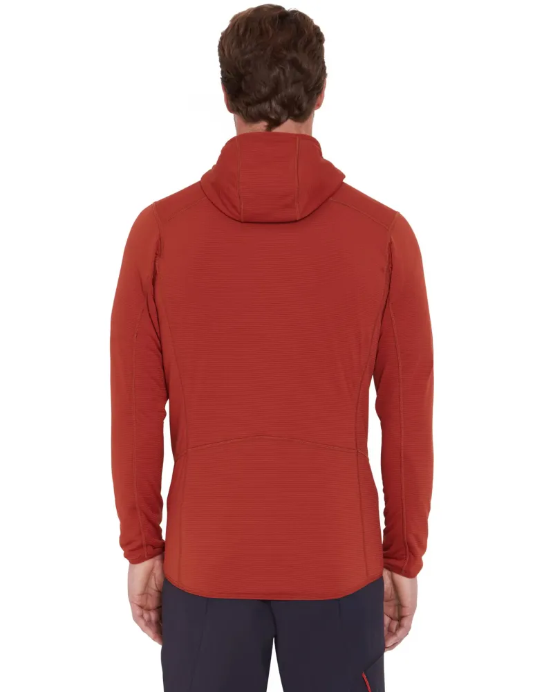 Rab Fleece & Mid Layer-Mens Evolute Hoody - Tuscan Red