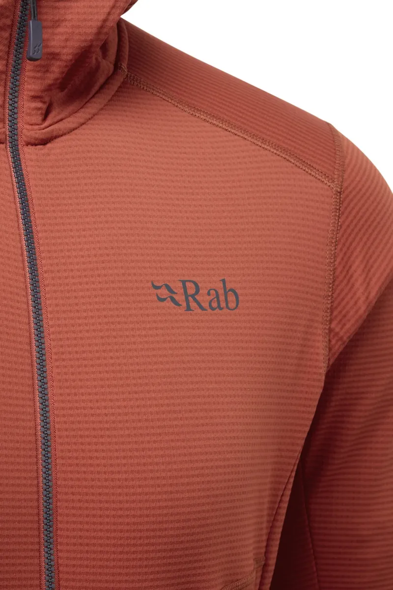 Rab Fleece & Mid Layer-Mens Evolute Hoody - Tuscan Red
