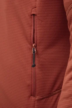 Rab Fleece & Mid Layer-Mens Evolute Hoody - Tuscan Red
