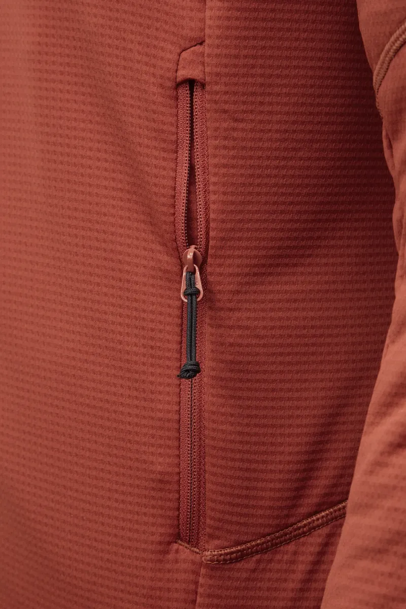 Rab Fleece & Mid Layer-Mens Evolute Hoody - Tuscan Red