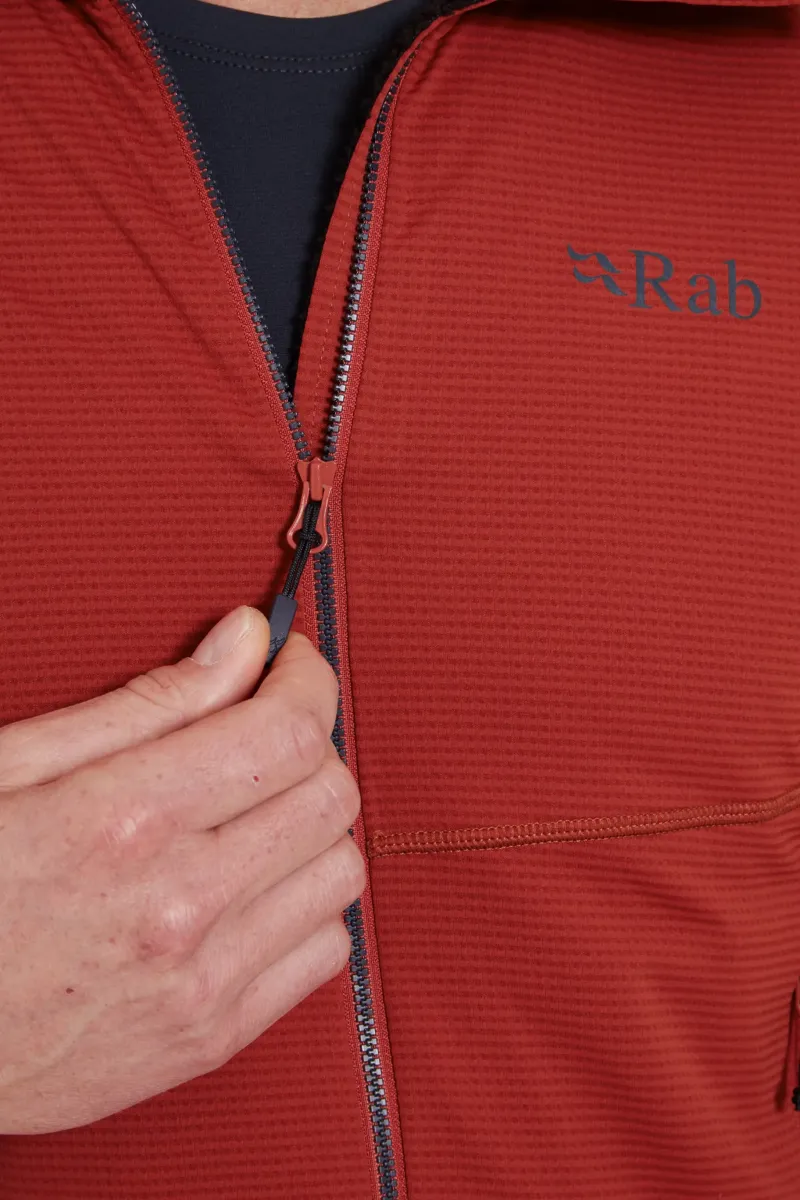 Rab Fleece & Mid Layer-Mens Evolute Hoody - Tuscan Red