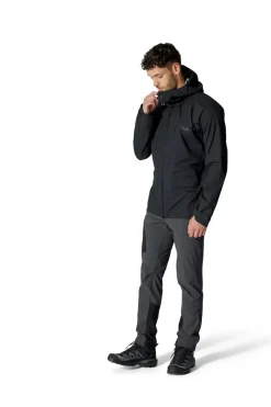 Rab Waterproof Jackets-Mens Firewall Alpine Jacket - Black
