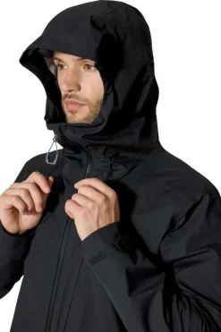 Rab Waterproof Jackets-Mens Firewall Alpine Jacket - Black