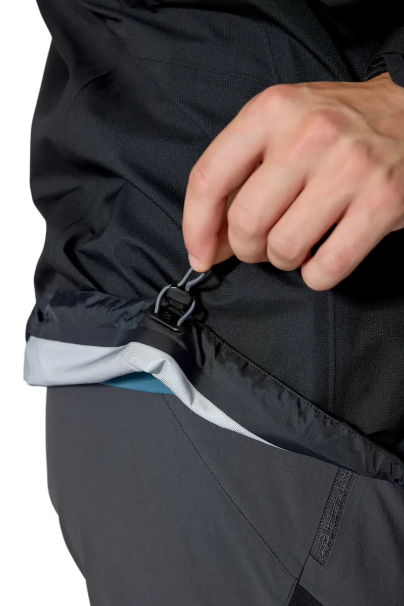 Rab Waterproof Jackets-Mens Firewall Alpine Jacket - Black