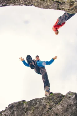 Rab Waterproof Jackets-Mens Firewall Alpine Jacket - Maya Blue