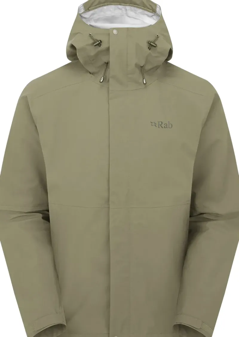 Rab Waterproof Jackets-Mens Firewall Jacket - Light Khaki