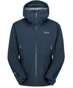 Rab Waterproof Jackets-Mens Firewall Light Jacket - Tempest Blue
