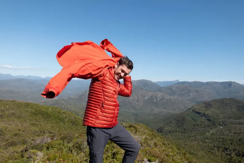 Rab Waterproof Jackets-Mens Firewall Mountain Jacket - Dark Horizon