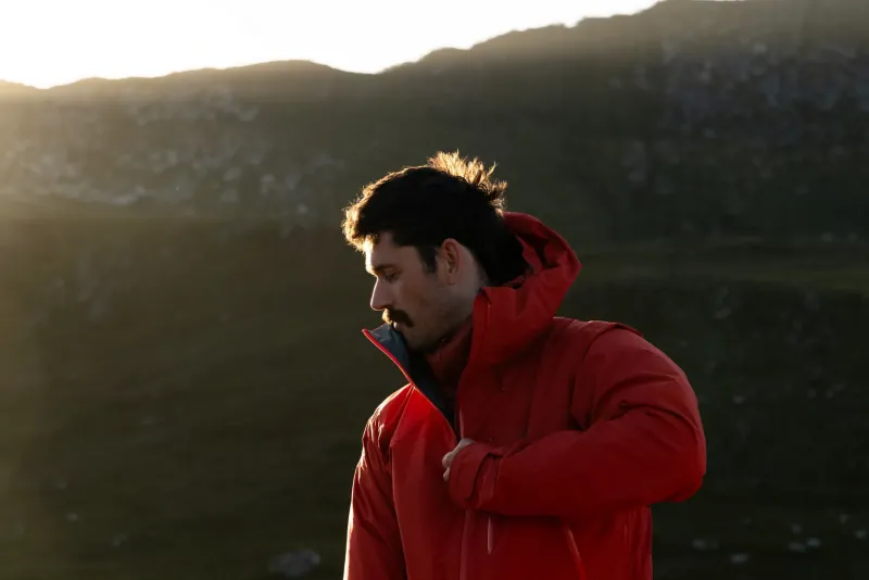 Rab Waterproof Jackets-Mens Firewall Mountain Jacket - Dark Horizon