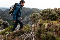Rab Waterproof Jackets-Mens Firewall Mountain Jacket - Tempest Blue