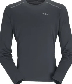 Rab T-Shirts & Baselayers-Mens Force Long Sleeved Tee - Beluga