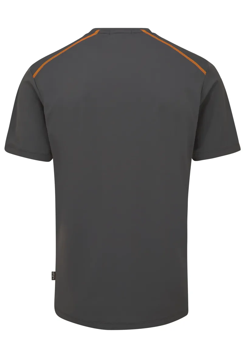 Rab T-Shirts & Baselayers-Mens Force Short Sleeved Tee - Graphene