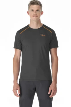 Rab T-Shirts & Baselayers-Mens Force Short Sleeved Tee - Graphene