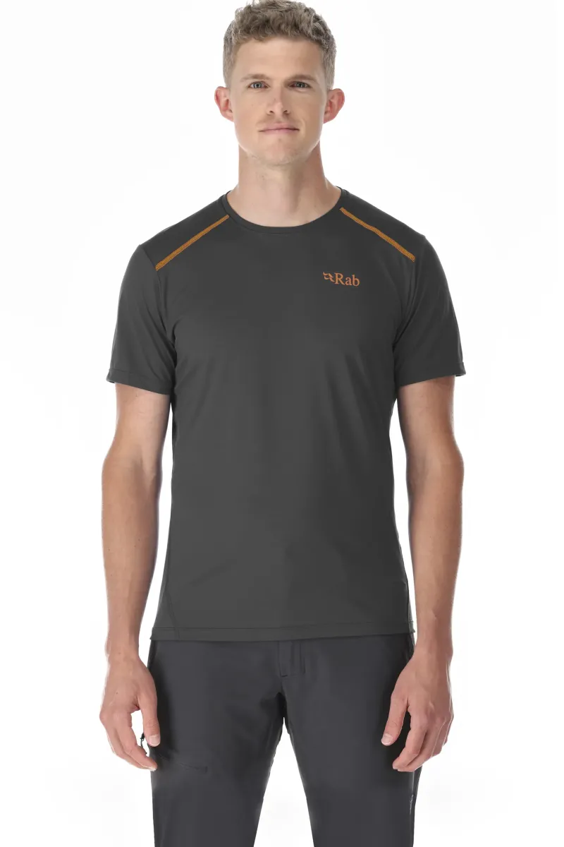 Rab T-Shirts & Baselayers-Mens Force Short Sleeved Tee - Graphene