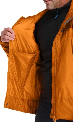 Rab Insulated Jackets-Mens Generator Alpine Jacket - Marmalade