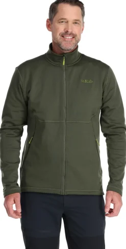 Rab Fleece & Mid Layer-Mens Geon Jacket - Army